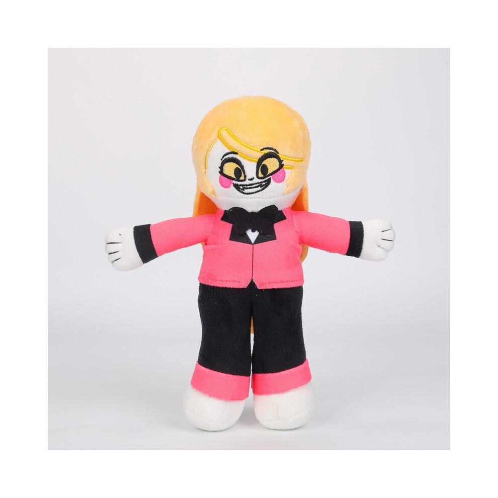 Bonxaif (Hazbin Hotel-H) Hazbin Hotel Plush Pillows Cute Cartoon Stuffed Animal Toy Hell Inn Clown Plush Toy Christmas Gifts