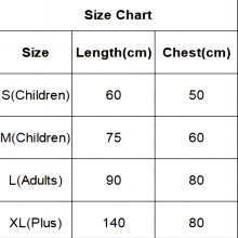 (4, S (60cm)) Girls' Blanket Hoodies cartoon pajam warm pullover
