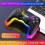 (White) VAORLO Joystick PC Gamepad Mando Ps4 Controle Ps4 Controller Manette Ps4 Control Ps4 Juegos for Multi-Platform Switch/PC/Android/IOS 4