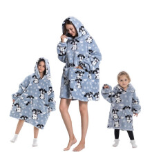 (5, S (60cm)) Girls' Blanket Hoodies cartoon pajam warm pullover