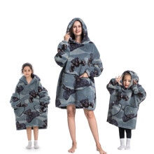(8, XL (140cm)) Girls' Blanket Hoodies cartoon pajam warm pullover