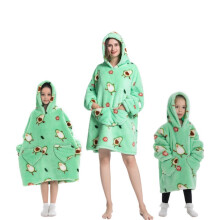 (29, L (90cm)) Girls' Blanket Hoodies cartoon pajam warm pullover