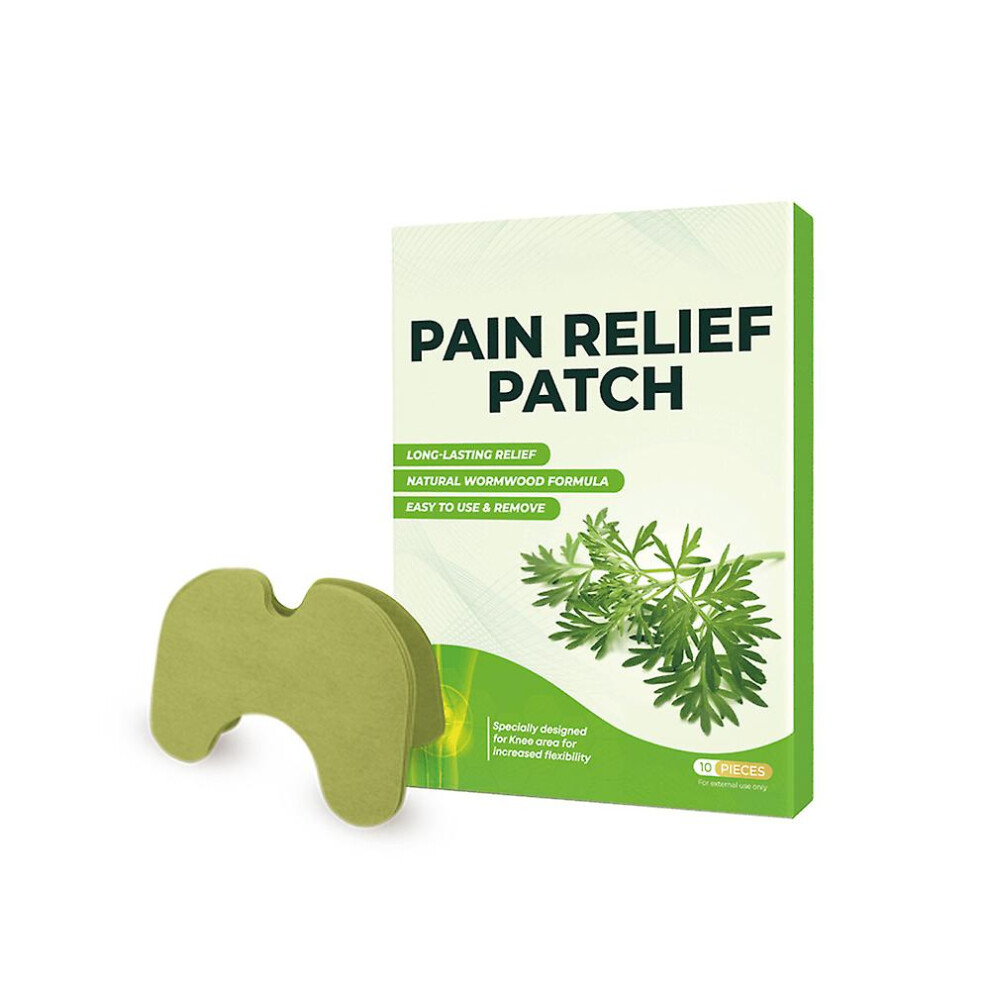 Knee Patch Wormwood Knee Sticker Plaster Extract Analgesic Cartilage Pain Relieving Patch Self-heating Herbal