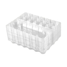 60 Pack Plastic Egg Cartons Bulk One Dozen Clear Empty Egg Cartons For Chicken Eggs