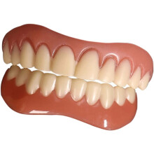 Upper And Lower Veneer, Dentures For Women And Men, Fake Teeth, Natural Shade!top And Bottom