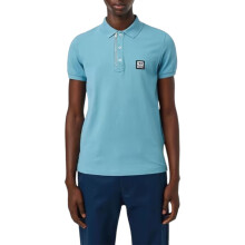 (Aqua Blue, 3XL) DIESEL T-HARRY A00082 Mens Polo T Shirt Summer Tee
