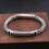 (22cm, E056) Mens Bracelet Personality Peace Pattern Retro Hipster Key Pattern Buckle 5