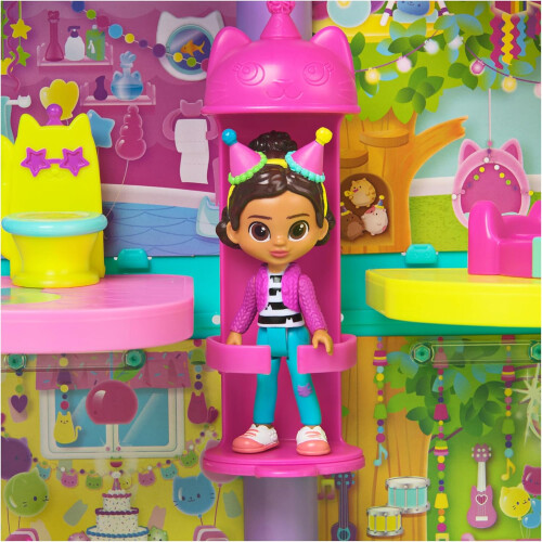 Gabby's Dollhouse Rainbow-Themed Celebration Doll House 1