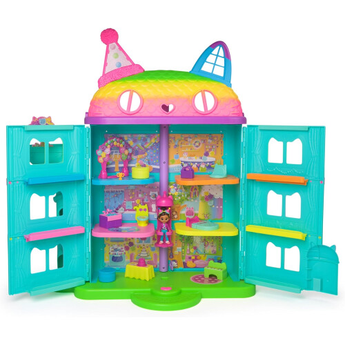 Gabby's Dollhouse Rainbow-Themed Celebration Doll House
