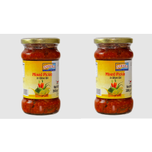 (Pack of 2) Ashoka Olive Oil Mixed Pickles 300g - For Meals