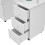 Living And Home Professional Mobile Manicure Table on Wheels with Dust Collector 3