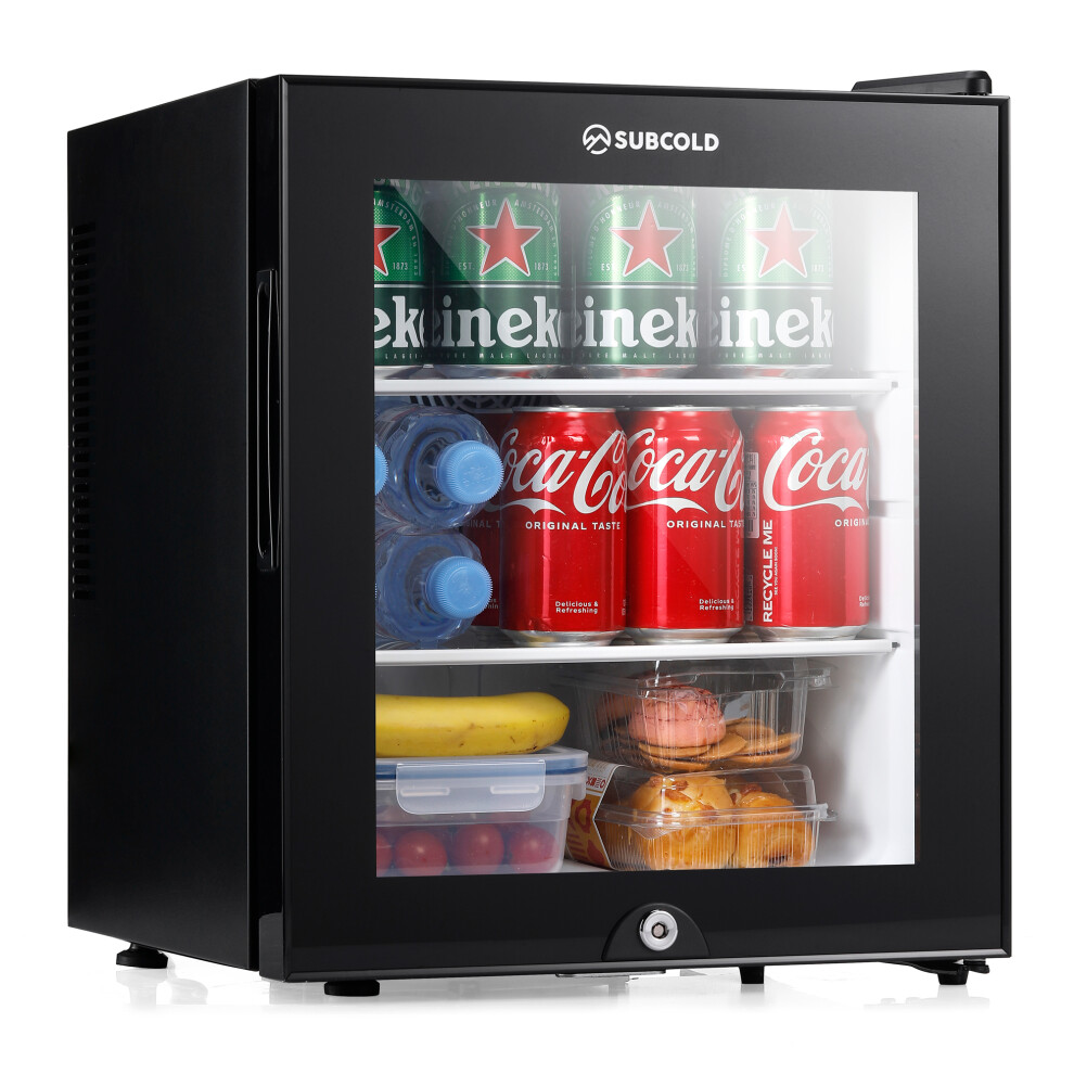 Subcold Mini Fridge Aire30-G | Double Glazed Glass Door Fridge | 30L