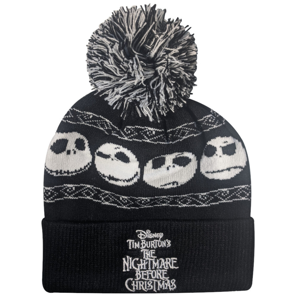 Disney The Nightmare Before Christmas Beanie - One Size Unisex Black