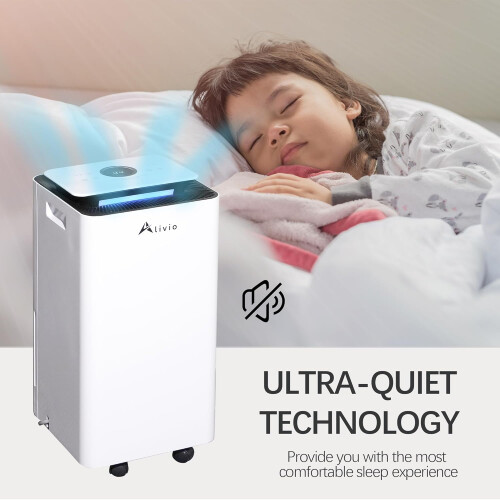 Alivio 200W 10L/Day Dehumidifier for Moisture Control 1