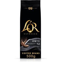 L'OR Espresso Onyx Whole Coffee Beans 500g (Pack of 1)