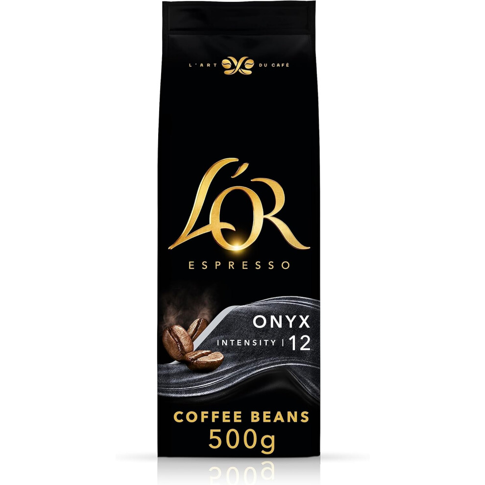 L'OR Espresso Onyx Whole Coffee Beans 500g (Pack of 1)