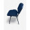 New Office Stacking Chair Black Padding with Black Legs 3