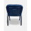 New Office Stacking Chair Black Padding with Black Legs 5