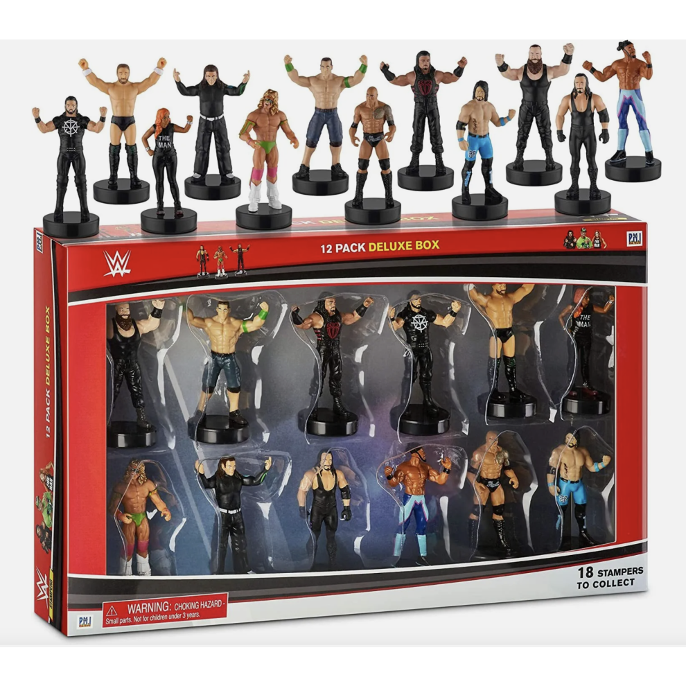 WWE Stampers 12 Pack Deluxe Box Official