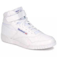 (UK 7) REEBOK Ex O Fit Hi Men's Hi-Shoes WHITE BRAND NEW
