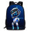 (2) Astro Bot 15 Inch Versatile Backpack With Trendy Print And Comfortable Straps 1