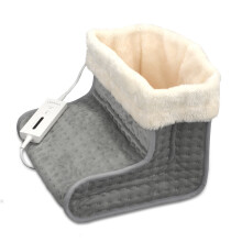 Electric Foot Warmer Heated Feet Slipper Therapeutic Pain Relief Washable Winter