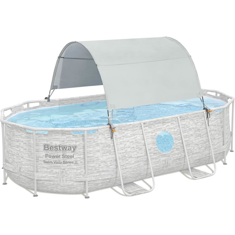 Bestway | Flowclear Pool Canopy, UPF 40+ Sun Protection, Above Ground Pools Accessories