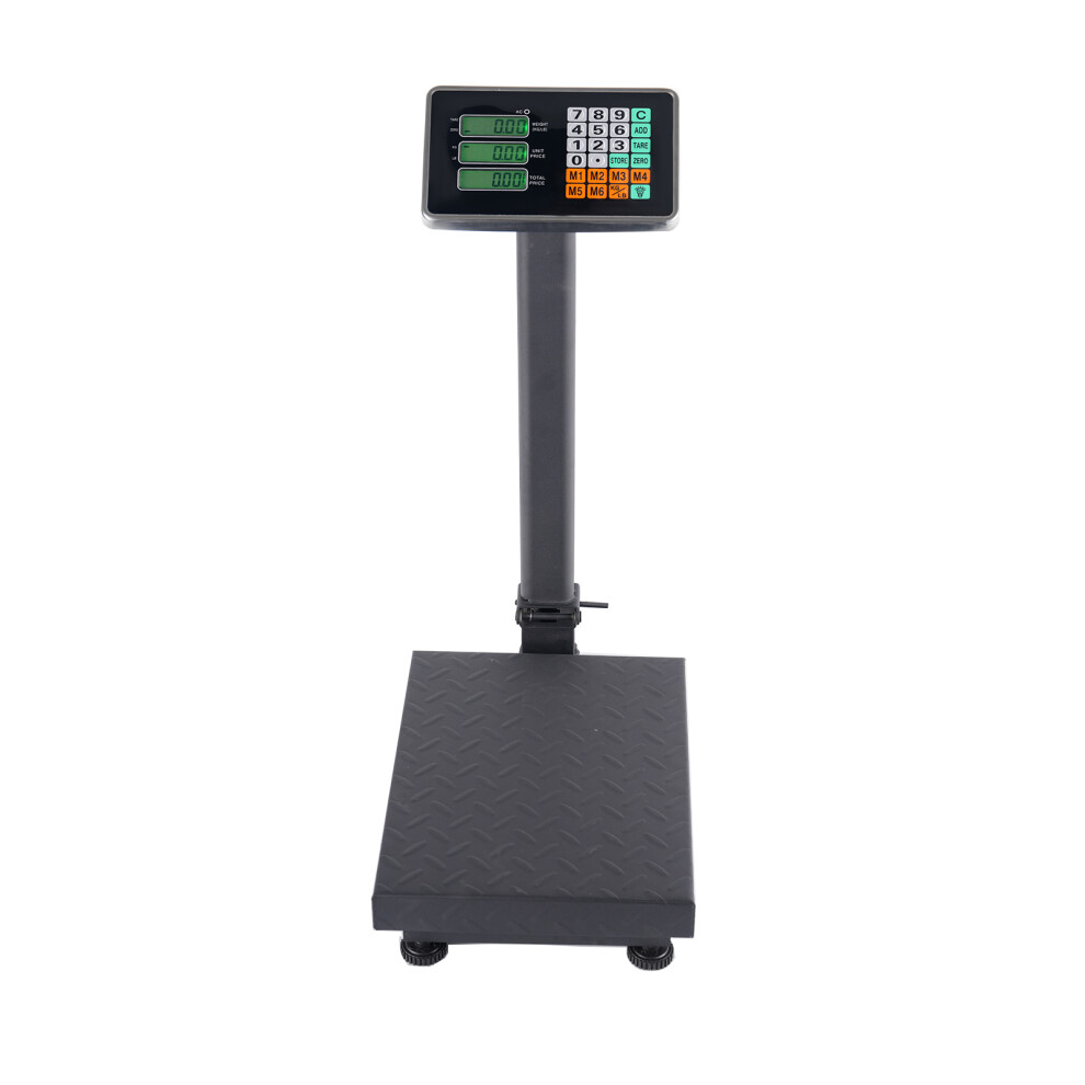 100KG/220lbs LCD Digital Personal Floor Postal Platform Commercial Scale