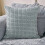 (Grey) 18"x18" Square Soft Filled Cushion with Removable Cushion Covers Sofa Pillow 5