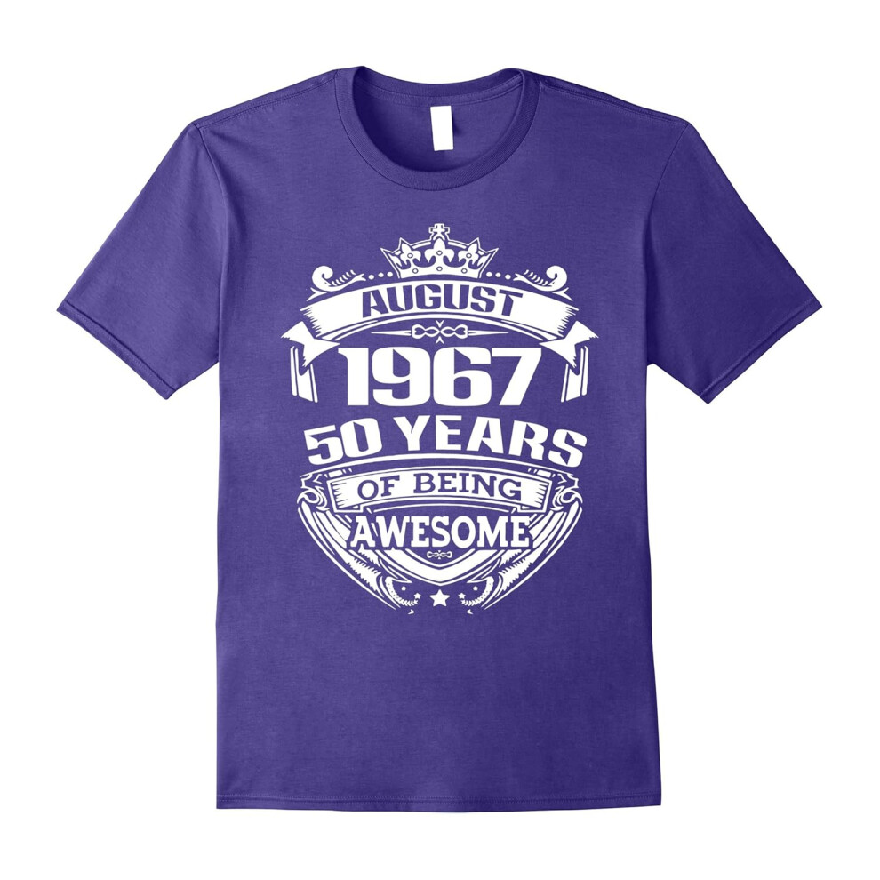 (L) August 1967 â 50th Birthday Gifts Funny Tshirt-Father's Day