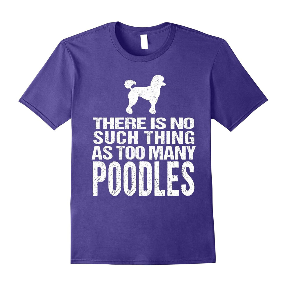 (L) Funny Poodle TShirt for Dog Lovers-Father's Day