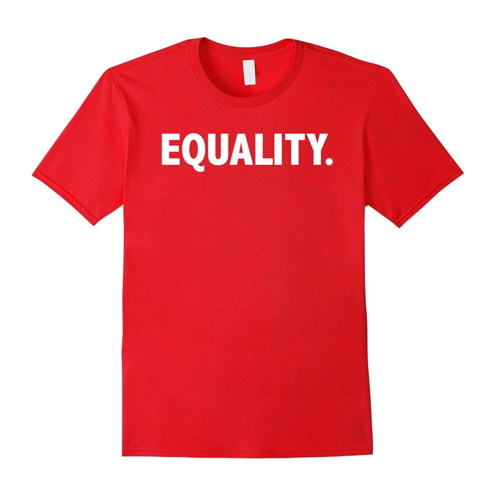 (L) Equality T-Shirt | Peace, Love, Unity, Equal Rights For All-Father's Day