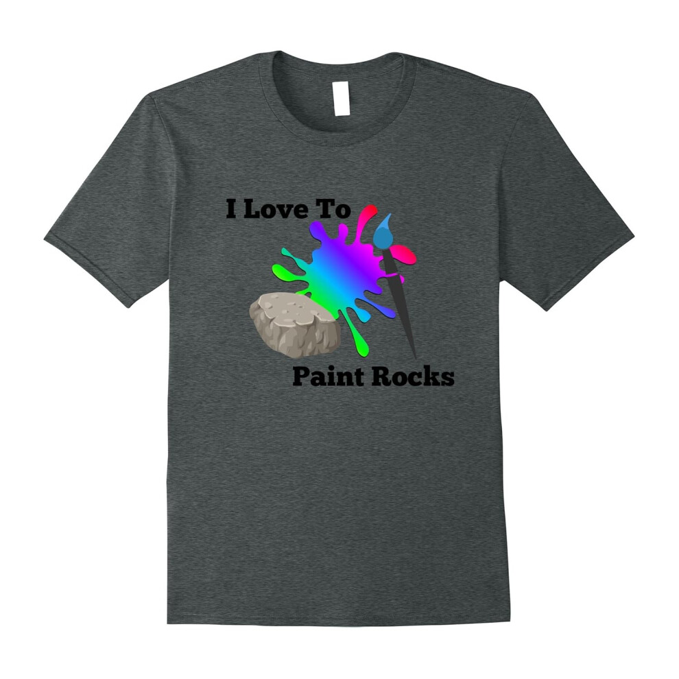 (XXL) Favorite Past Time I Love to Paint Rocks Shirt-Father's Day