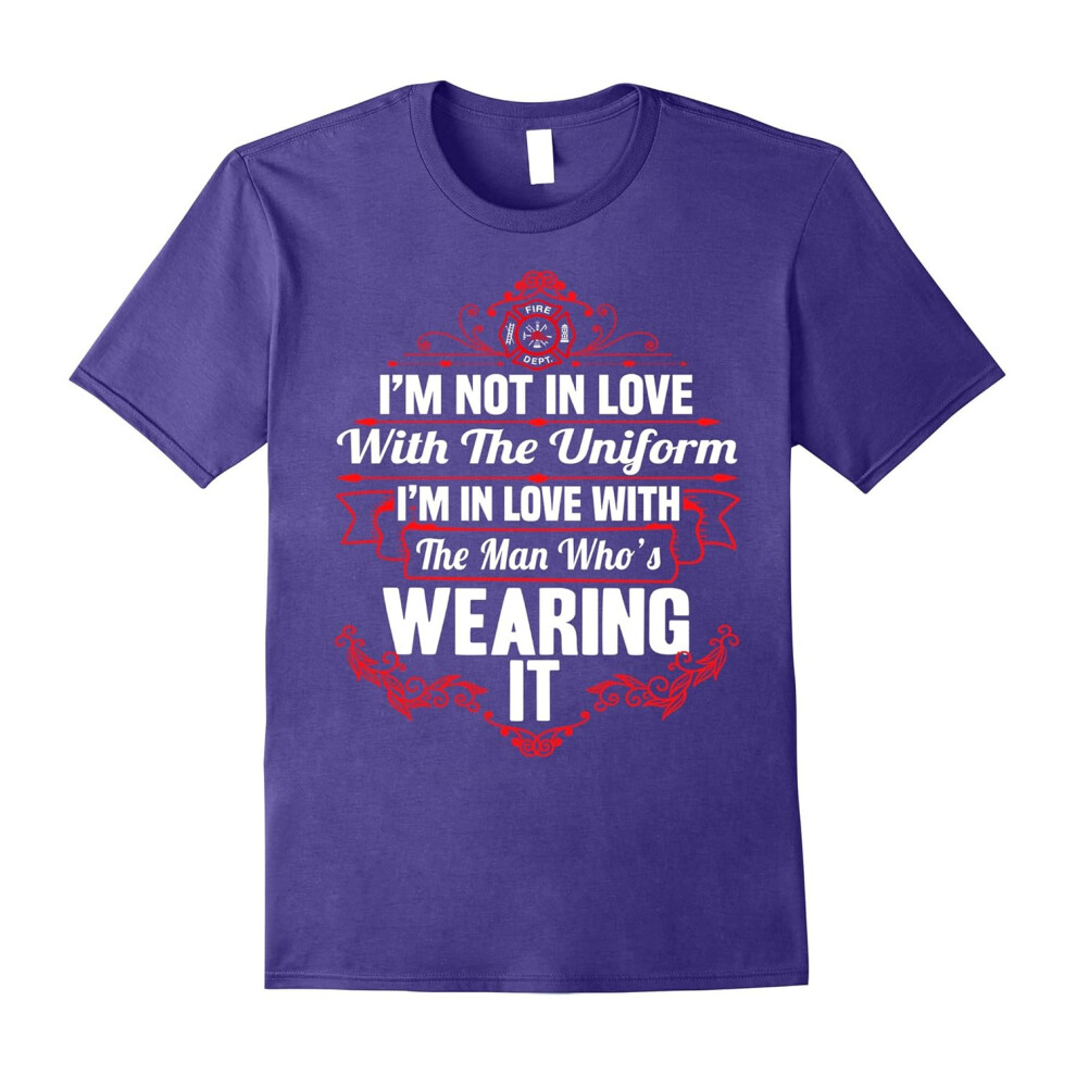 (XXXL) BeeTee: In Love With A Firefighter T-Shirt-Father's Day