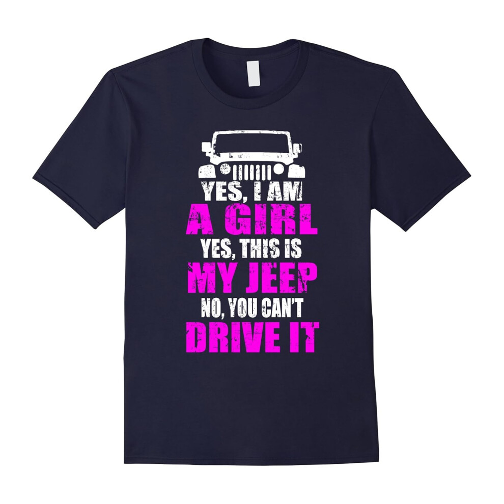 (XXL) Yes,I Am A-Girl,Funny,Camping-Lovers,Gift,T-shirt-Father's Day