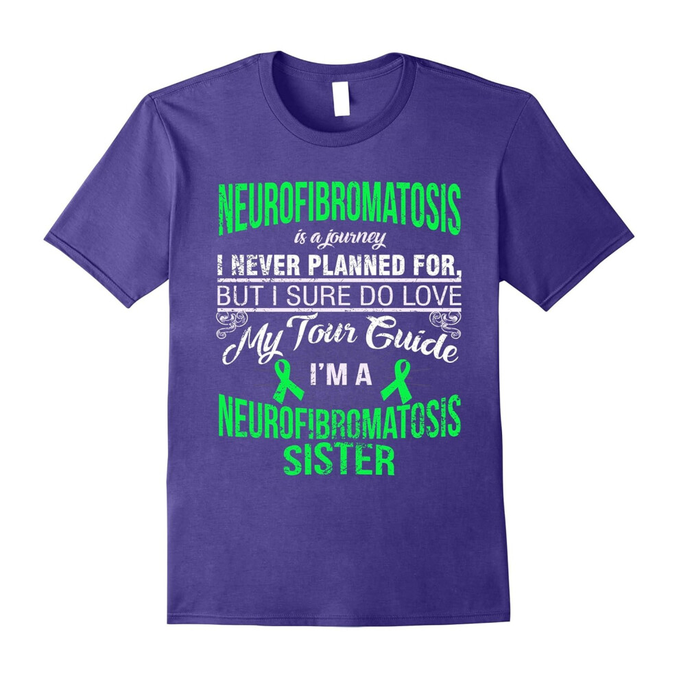 (XL) I love my tour guide,i'm a neurofibromatosis sister t shirt-Father's Day