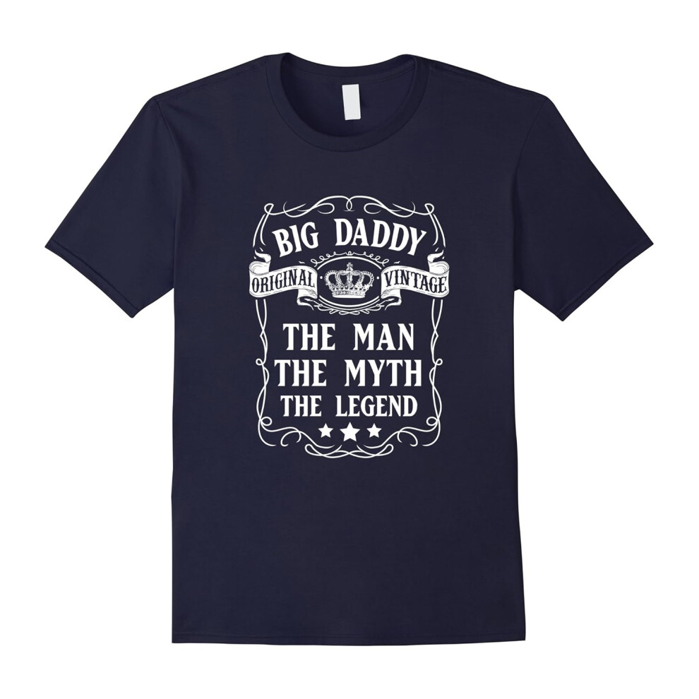 (M) Big Daddy The Man-Myth-Legend Grandfather T-Shirt-Father's Day