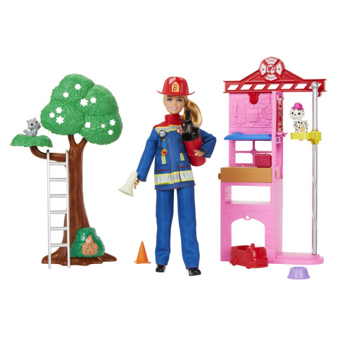 Barbie Barbie Firefighter Playset