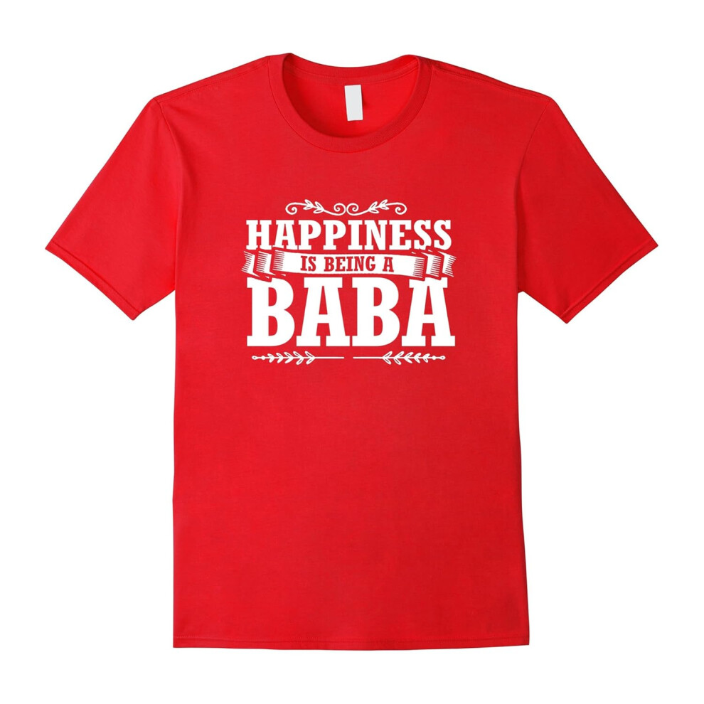 (XL) Happiness Is Being A BaBa T-shirt â Gifts For Grandpa-Father's Day