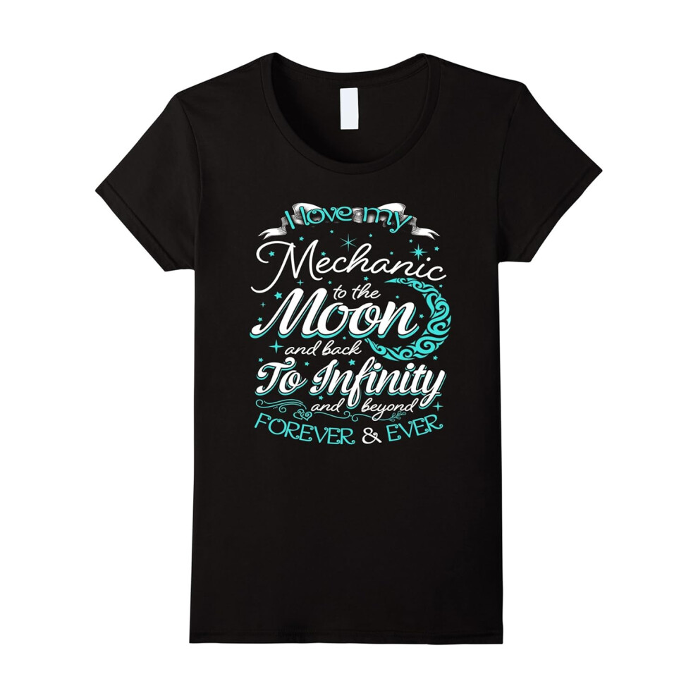 (S) Women's I love my mechanic â Funny Mechanic T-Shirt-Father's Day