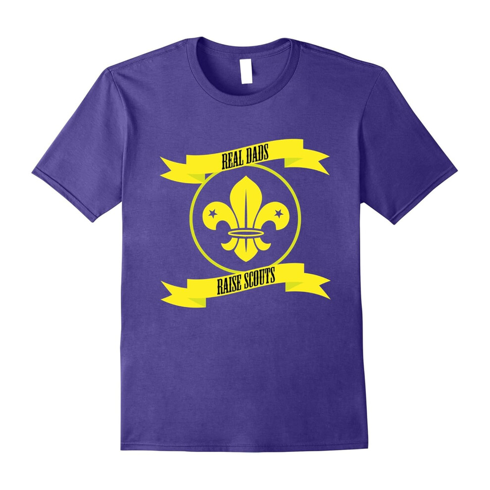 (L) Real Dads Raise Scouts T-Shirt-Father's Day