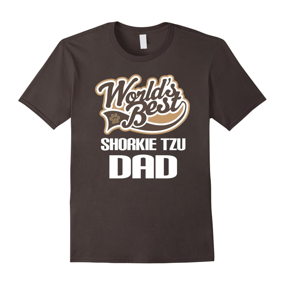 (XXL) Shorkie Tzu Dog Dad (Worlds Best) Pet T-shirt-Father's Day