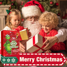 Grinch Christmas Advent Calendar: 24 Surprises with Cute Resin Figures, Countdown to Christmas