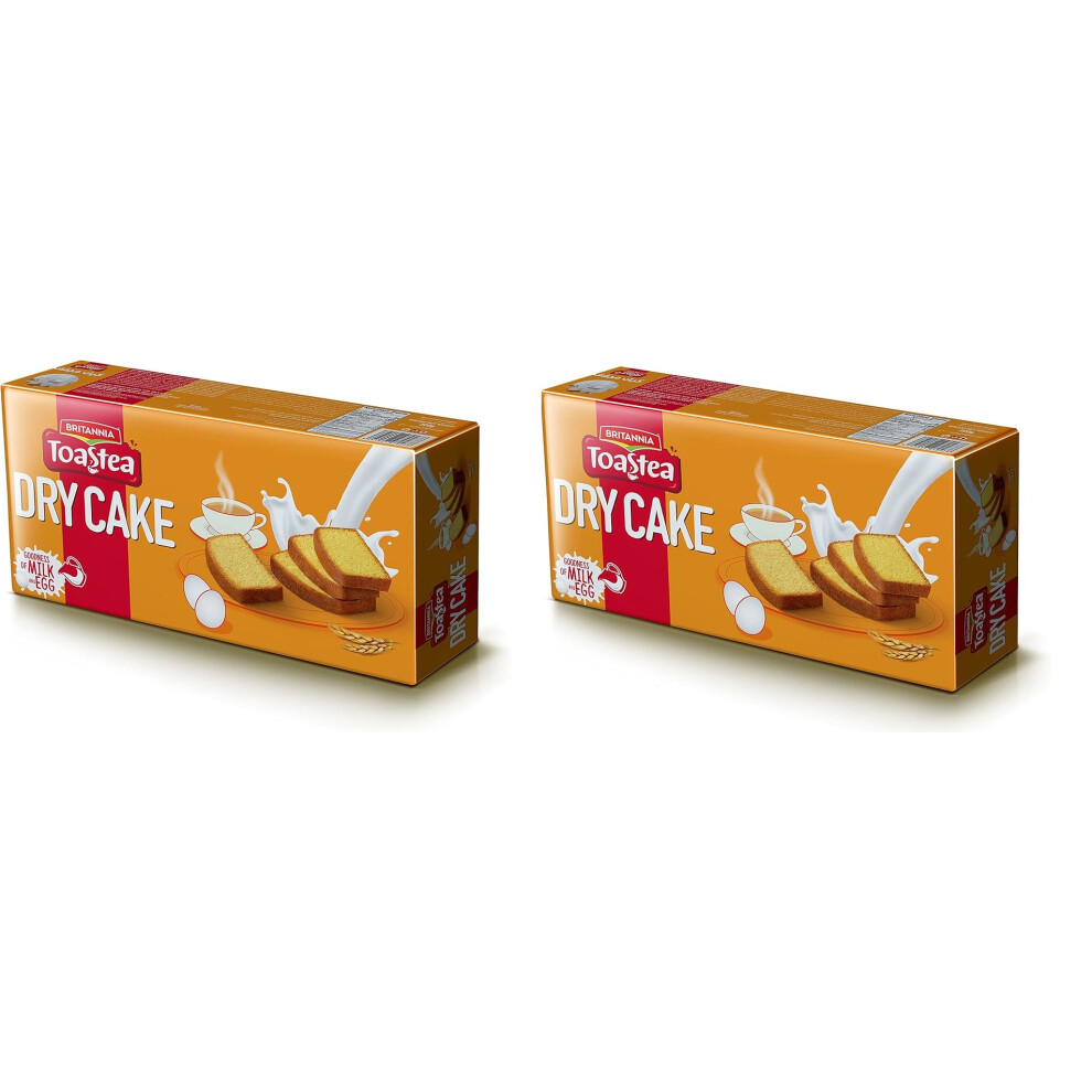 (Pack of 2) Britannia Family Dry Cake 300g-Snacks for Tea Time