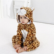 (Leopard, 18-27 M) Baby Boys/Girls Animal Romper Jumpsuit Bodysuit Costume Sleepsuit Warm
