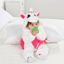 (Unicorn, 18-27 M) Baby Boys/Girls Animal Romper Jumpsuit Bodysuit Costume Sleepsuit Warm
