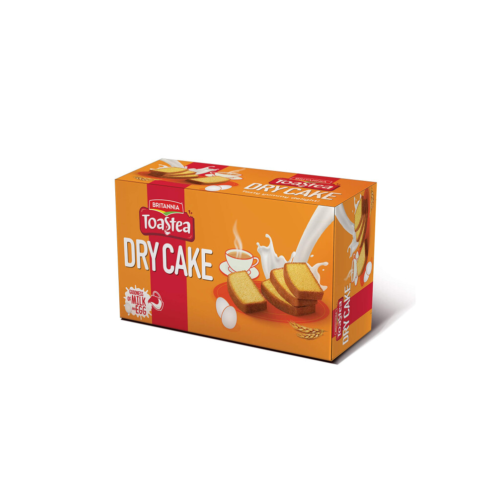 (Pack of 1) Britannia Toastea Dry Cake 80g - Tea-Time Snacks