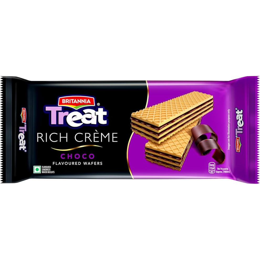 Britannia (Pack Of 1) Treat Wafer Chocolate 150G - Cream Fill