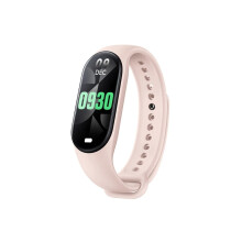 (Pink) Smart Watch Heart Rate Blood Pressure Oxygen Tracker Smartwatch IP67 Fitness Sport Bracelet with Fit-Pro APP