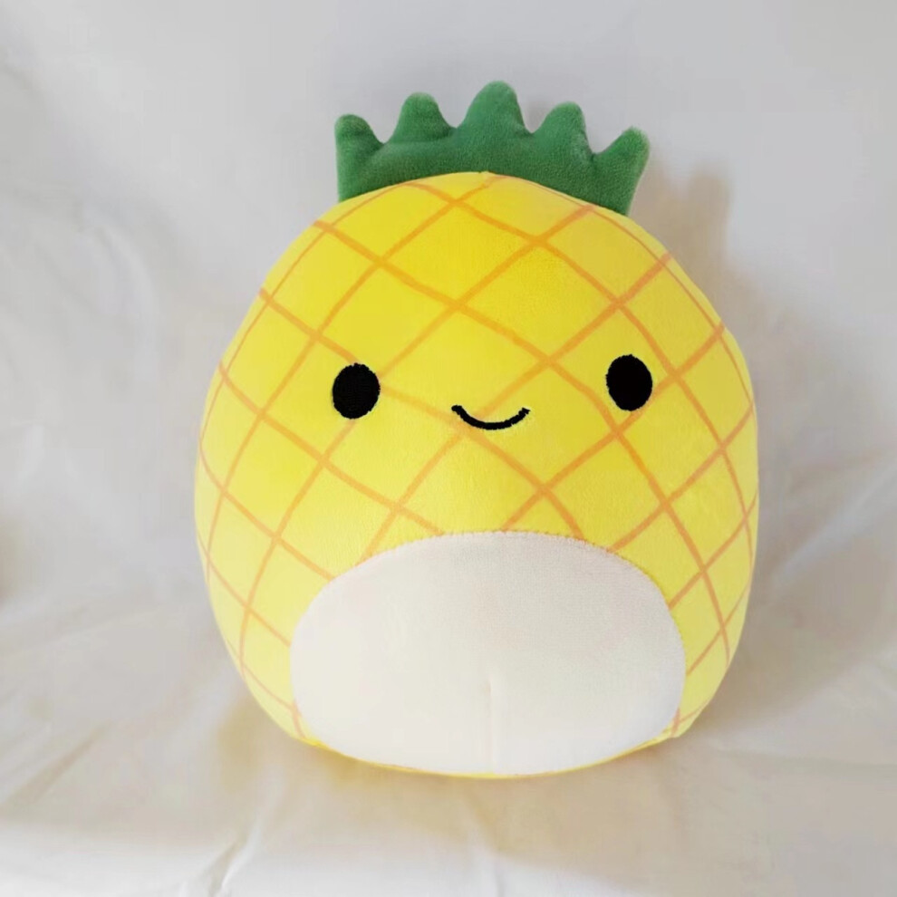 (Pineapple, 20cm) 20/30CM Christmas Plush Toy Pillow Doll Dinosaur Stuffed Animal Kids Gift